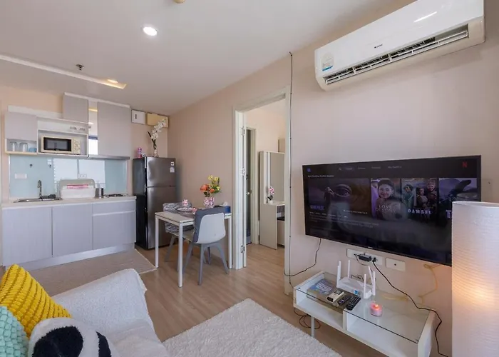아파트 2bed 2bath Luxuryonnutbtse9 60sqmt Gympoolnetflix 2mins To Bts