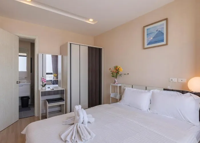 아파트 2bed 2bath Luxuryonnutbtse9 60sqmt Gympoolnetflix 2mins To Bts