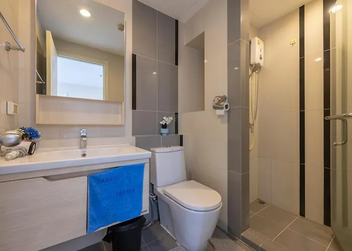 아파트 2bed 2bath Luxuryonnutbtse9 60sqmt Gympoolnetflix 2mins To Bts 방콕