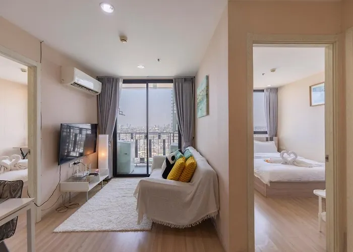 2bed 2bath Luxuryonnutbtse9 60sqmt Gympoolnetflix 2mins To Bts