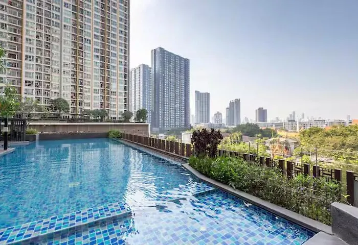 2bed 2bath Luxuryonnutbtse9 60sqmt Gympoolnetflix 2mins To Bts * 방콕