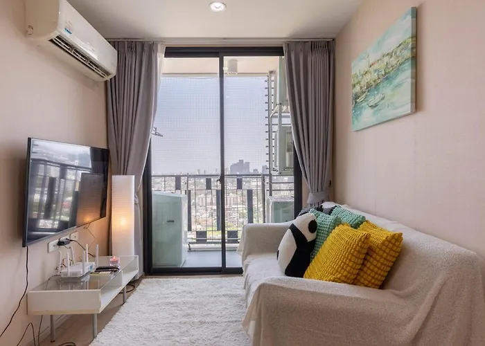 2bed 2bath Luxuryonnutbtse9 60sqmt Gympoolnetflix 2mins To Bts * 방콕