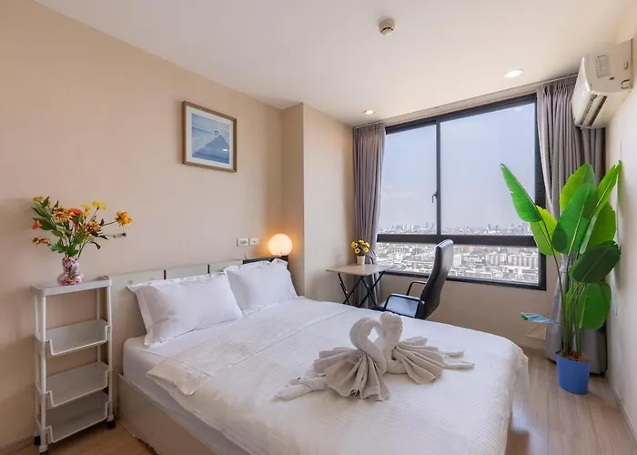 아파트 2bed 2bath Luxuryonnutbtse9 60sqmt Gympoolnetflix 2mins To Bts 방콕